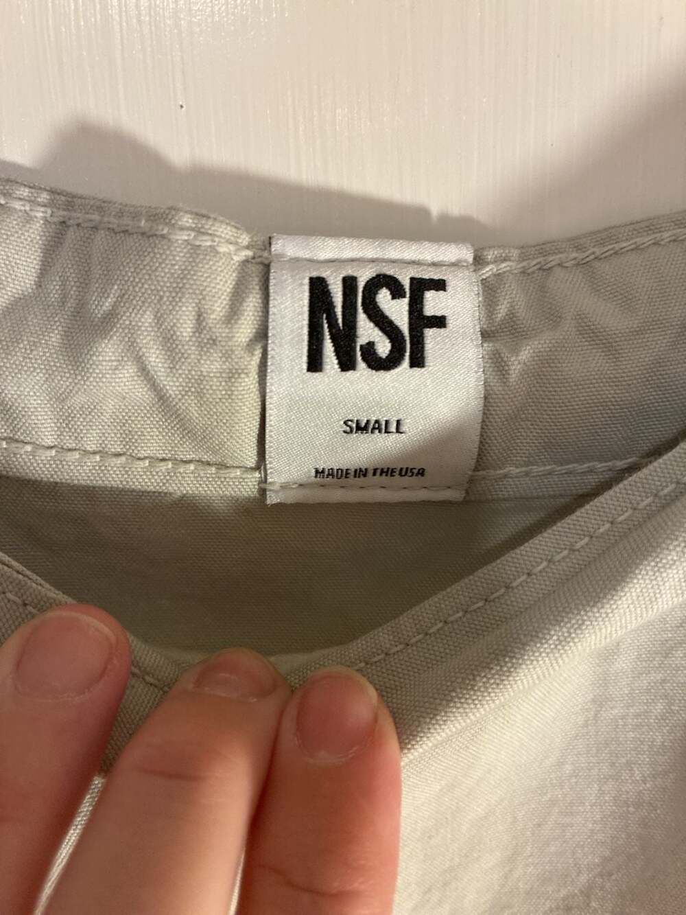 NSF Asymmetrical Raw Hem Skirt Size Small